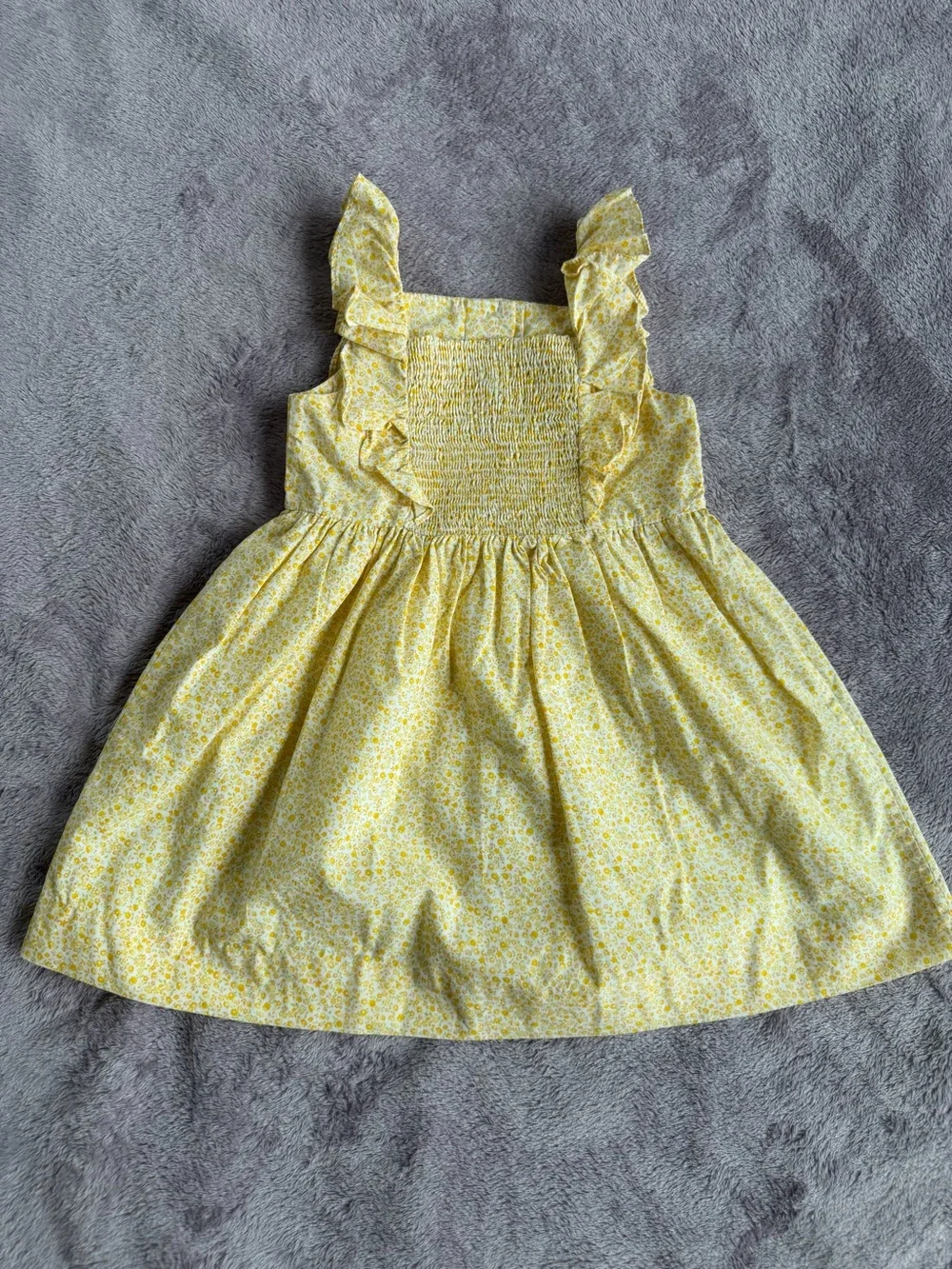 Ralph Lauren Yellow Floral Ruffle Sundress